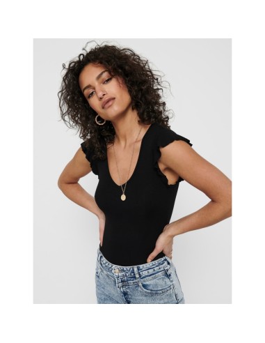 ONLBELIA CAP SLEEVE TOP JRS NOOS Black/Negro