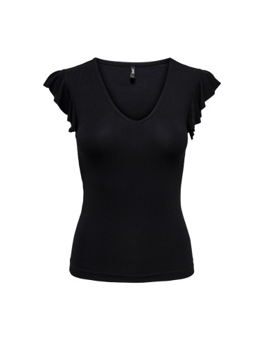 ONLBELIA CAP SLEEVE TOP JRS NOOS Black/Negro