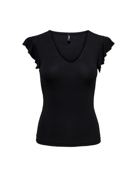 ONLBELIA CAP SLEEVE TOP JRS NOOS Black/Negro