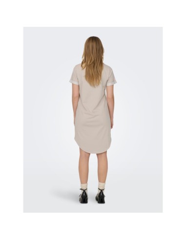 VESTIDO JDYIVY S/S DRESS JRS NOOS Chateau Gray
