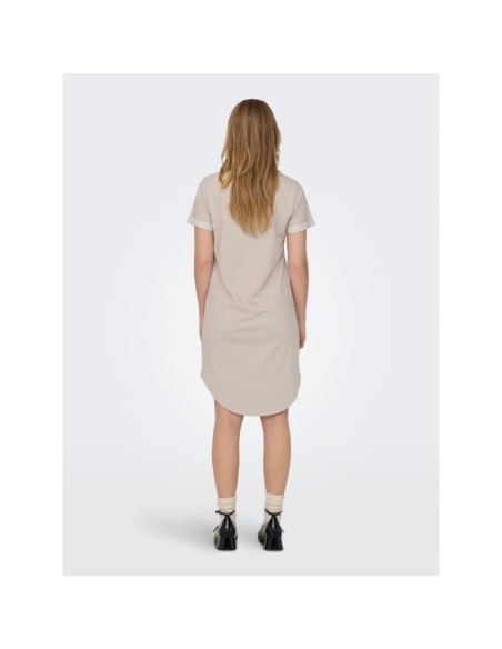VESTIDO JDYIVY S/S DRESS JRS NOOS Chateau Gray