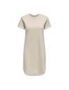 VESTIDO JDYIVY S/S DRESS JRS NOOS Chateau Gray