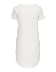 VESTIDO JDYIVY S/S DRESS JRS NOOS Cloud Dancer 2