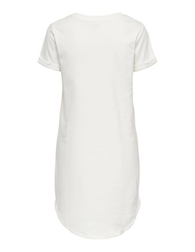 VESTIDO JDYIVY S/S DRESS JRS NOOS Cloud Dancer