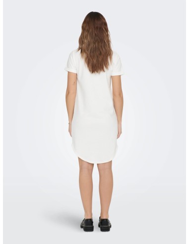 VESTIDO JDYIVY S/S DRESS JRS NOOS Cloud Dancer