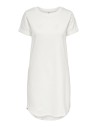 VESTIDO JDYIVY S/S DRESS JRS NOOS Cloud Dancer