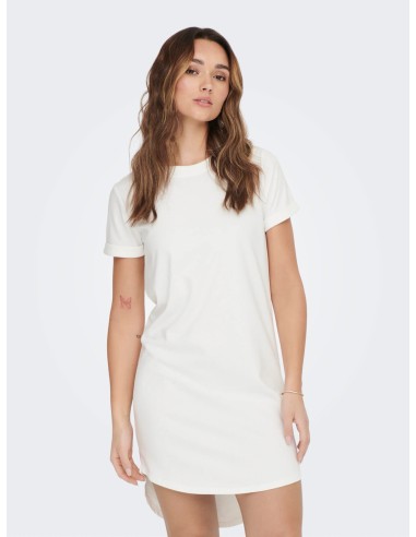 VESTIDO JDYIVY S/S DRESS JRS NOOS Cloud Dancer