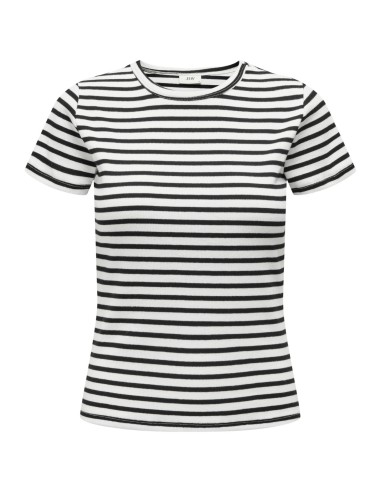 CAMISETA JDYSOLAR S/S O NECK TOP JRS NOOS Cloud Dancer BLACK