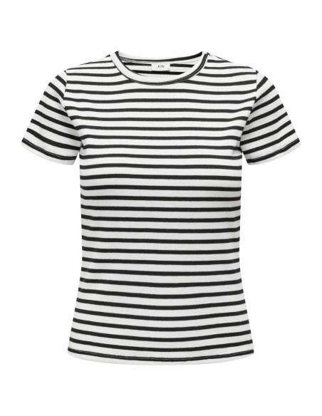 CAMISETA JDYSOLAR S/S O NECK TOP JRS NOOS Cloud Dancer BLACK