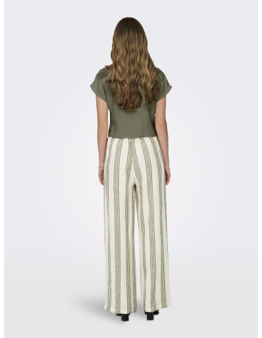 ONLSIESTA SS KNOT LIN BL SHIRT PNT NOOS Deep Lichen Green