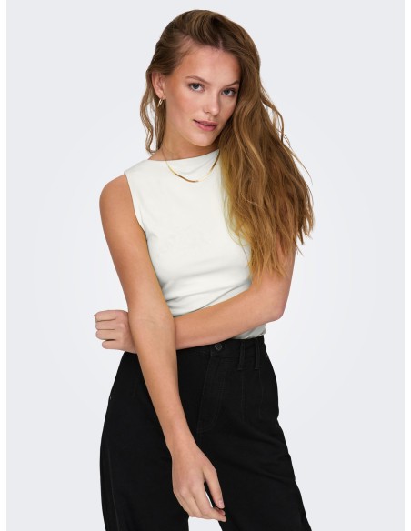 ONLEA S/L 2-WAYS FIT TOP JRS NOOS Cloud Dancer