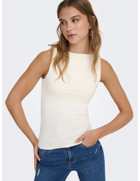 ONLEA S/L 2-WAYS FIT TOP JRS NOOS Cloud Dancer