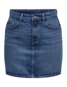 MINI FALDA VAQUERAS ONLMATILDA SHORT SKIRT DNM PIM MOCH Medium Blue Denim