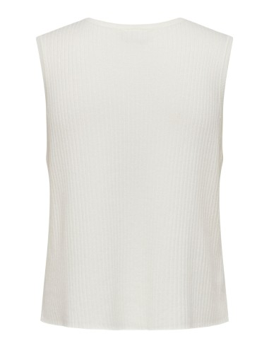 JDYALEXANDRA S/L BUTTON TOP KNT Cloud Dancer