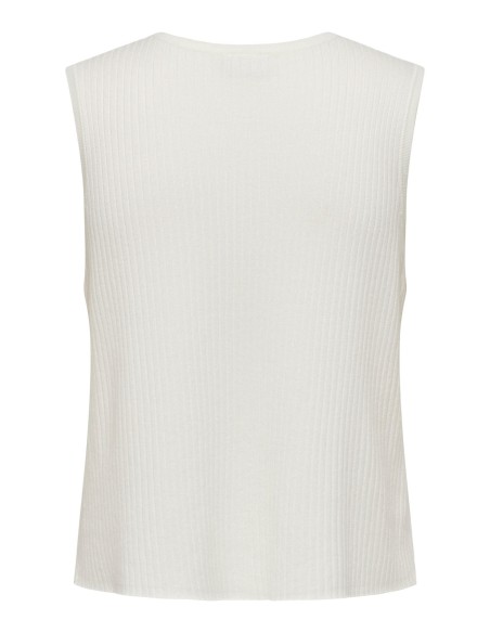 JDYALEXANDRA S/L BUTTON TOP KNT Cloud Dancer