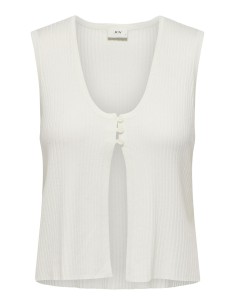 JDYALEXANDRA S/L BUTTON TOP KNT Cloud Dancer