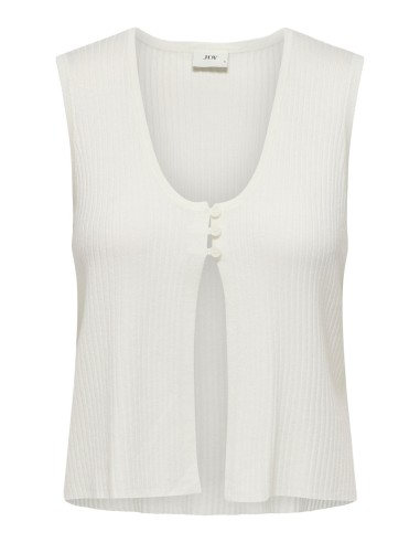 JDYALEXANDRA S/L BUTTON TOP KNT Cloud Dancer