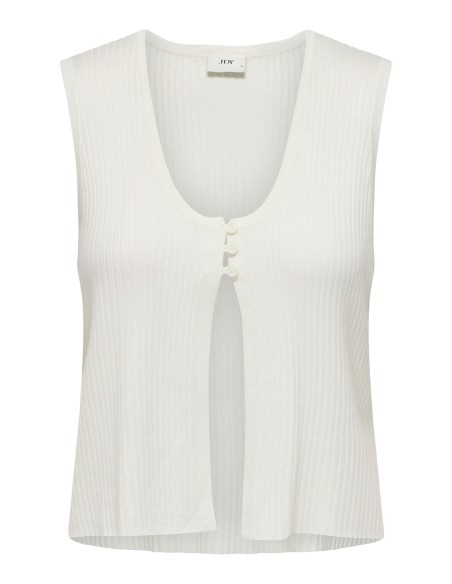 JDYALEXANDRA S/L BUTTON TOP KNT Cloud Dancer