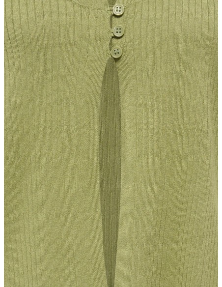 JDYALEXANDRA S/L BUTTON TOP KNT Sage