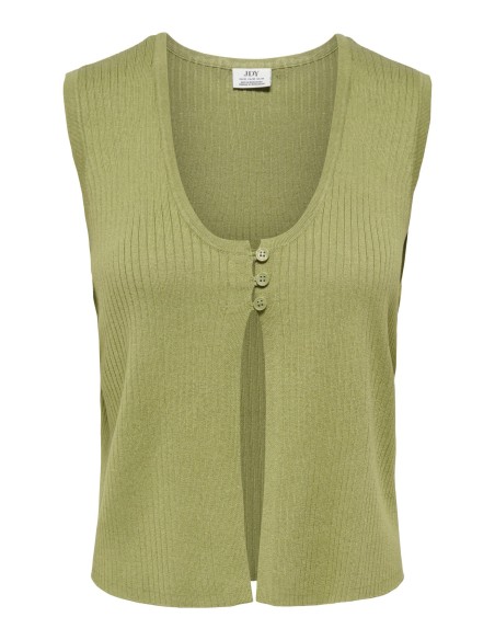 JDYALEXANDRA S/L BUTTON TOP KNT Sage