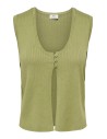JDYALEXANDRA S/L BUTTON TOP KNT Sage