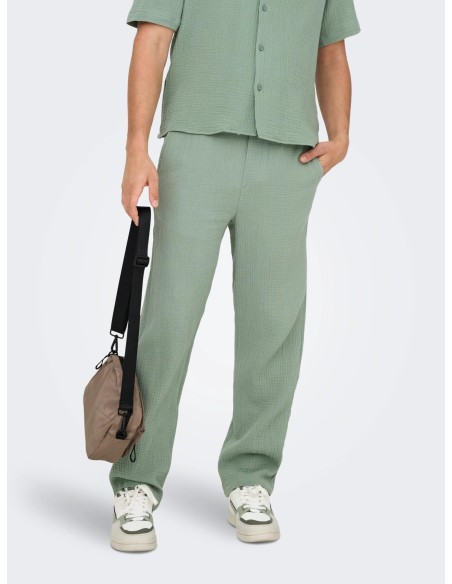 PANTALON ONSSINUS 0158 LOOSE PANT Iceberg Green