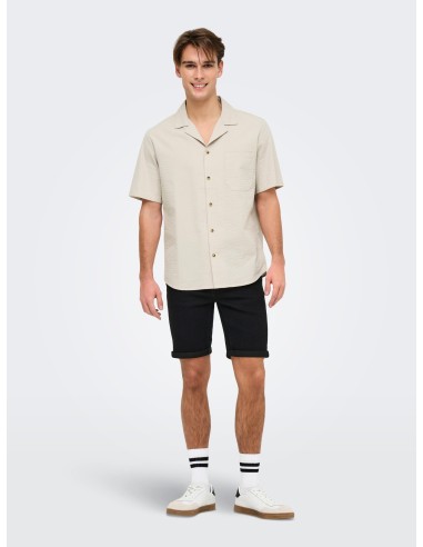 CAMISA MANGA CORTA ONSEYE RESORT SEERS 0009 SHIRT NOOS Silver Lining