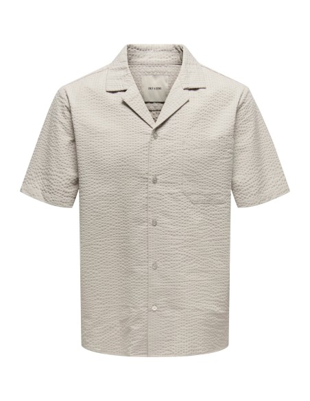CAMISA MANGA CORTA ONSEYE RESORT SEERS 0009 SHIRT NOOS Silver Lining