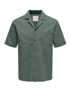CAMISA MANGA CORTA ONSEYE RESORT SEERS 0009 SHIRT NOOS Castor Gray