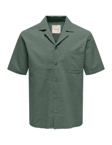 CAMISA MANGA CORTA ONSEYE RESORT SEERS 0009 SHIRT NOOS Castor Gray