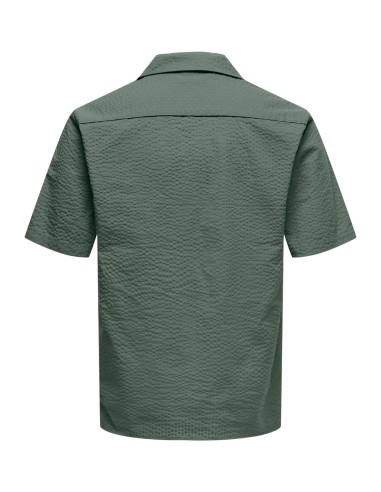 CAMISA MANGA CORTA ONSEYE RESORT SEERS 0009 SHIRT NOOS Castor Gray