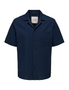 CAMISA MANGA CORTA ONSEYE RESORT SEERS 0009 SHIRT NOOS Navy Blazer