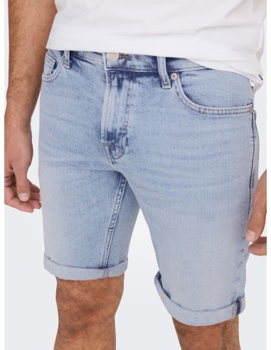 BERMUDAS VAQUERAS ONSPLY LB 5189 TAI DNM SHORTS NOOS Light Blue Denim