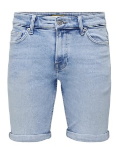 BERMUDAS VAQUERAS ONSPLY LB 5189 TAI DNM SHORTS NOOS Light Blue Denim