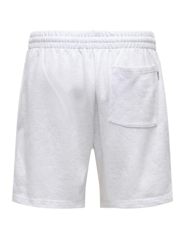 BERMUDAS ONSDAVID SHORTS SWEAT Super Light Grey Melange