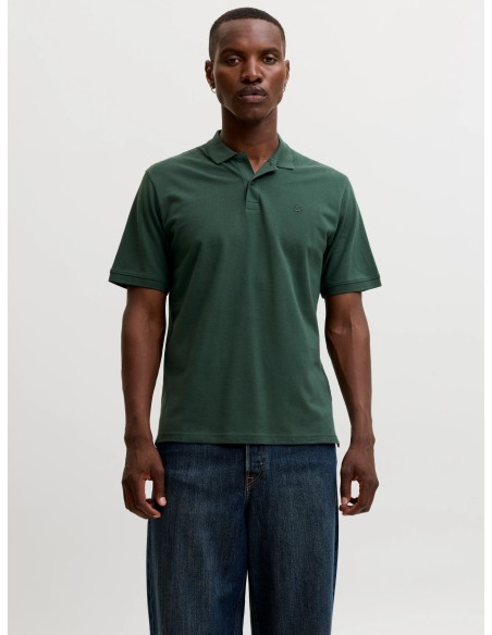 POLO JJEBASIC POLO SS NOOS Darkest Spruce