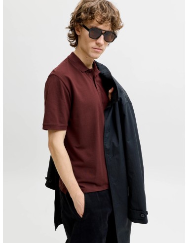 POLO JJEBASIC POLO SS NOOS Bitter Chocolate