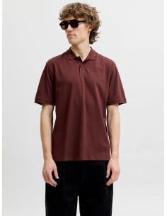 POLO JJEBASIC POLO SS NOOS Bitter Chocolate 2