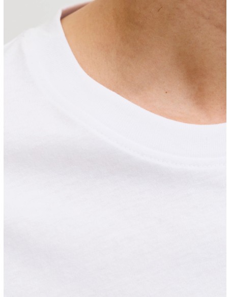 CAMISETA JJINDIANA TEE SS CREW NECK LN Bright White