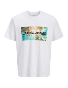 CAMISETA JJINDIANA TEE SS CREW NECK LN Bright White