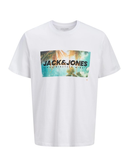 CAMISETA JJINDIANA TEE SS CREW NECK LN Bright White
