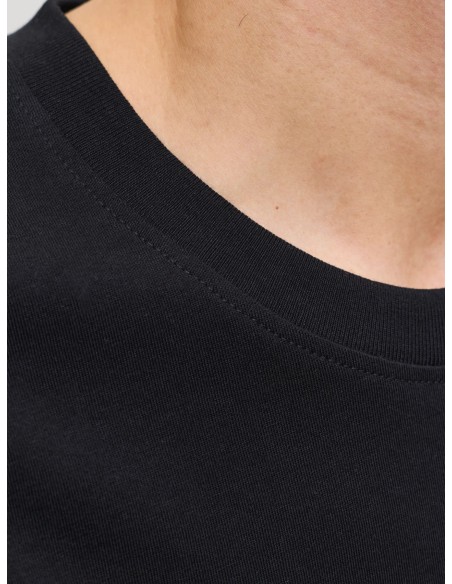 CAMISETA JJINDIANA TEE SS CREW NECK LN Bright Black