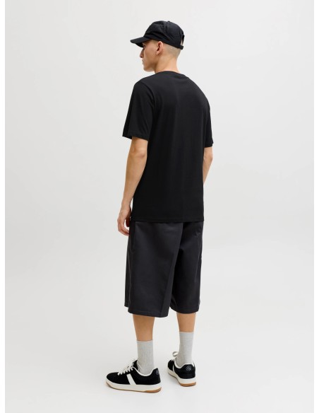 CAMISETA JJINDIANA TEE SS CREW NECK LN Bright Black