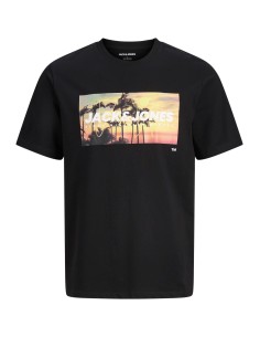 CAMISETA JJINDIANA TEE SS CREW NECK LN Bright Black