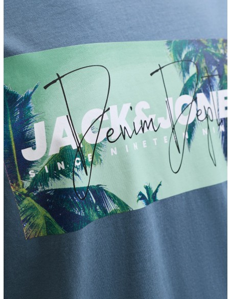 CAMISETA JJINDIANA TEE SS CREW NECK LN Blue Mirage