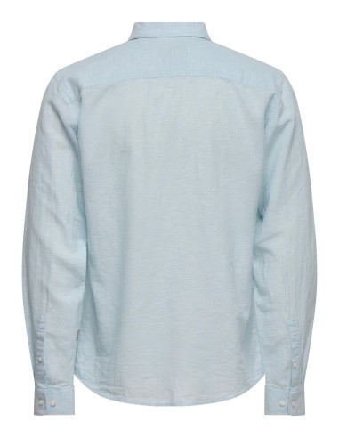 CAMISA ONSCAIDEN LIFE LS SOLID LINEN BLEND NOOS Cashmere Blue
