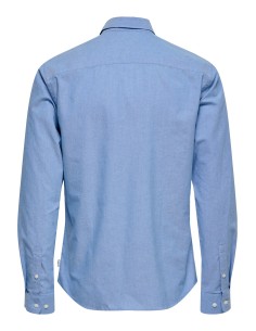 CAMISA ONSALVARO SLIM LS OXFORD SHIRT NOOS FRML Cashmere/Celeste 2