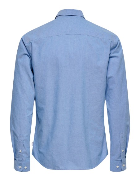 CAMISA ONSALVARO SLIM LS OXFORD SHIRT NOOS FRML Cashmere/Celeste