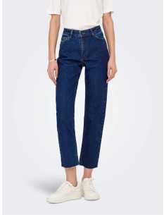 VAQUEROS JDYLULLU HWSTRAIGHT ANK JEANS DB NOOS Dark Blue Denim 2