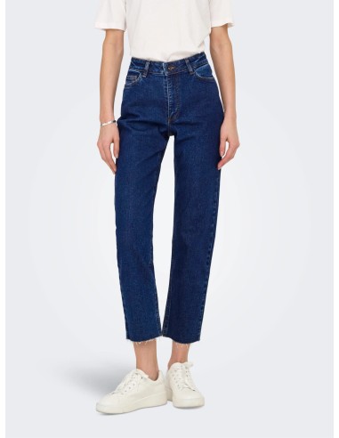 VAQUEROS JDYLULLU HWSTRAIGHT ANK JEANS DB NOOS Dark Blue Denim